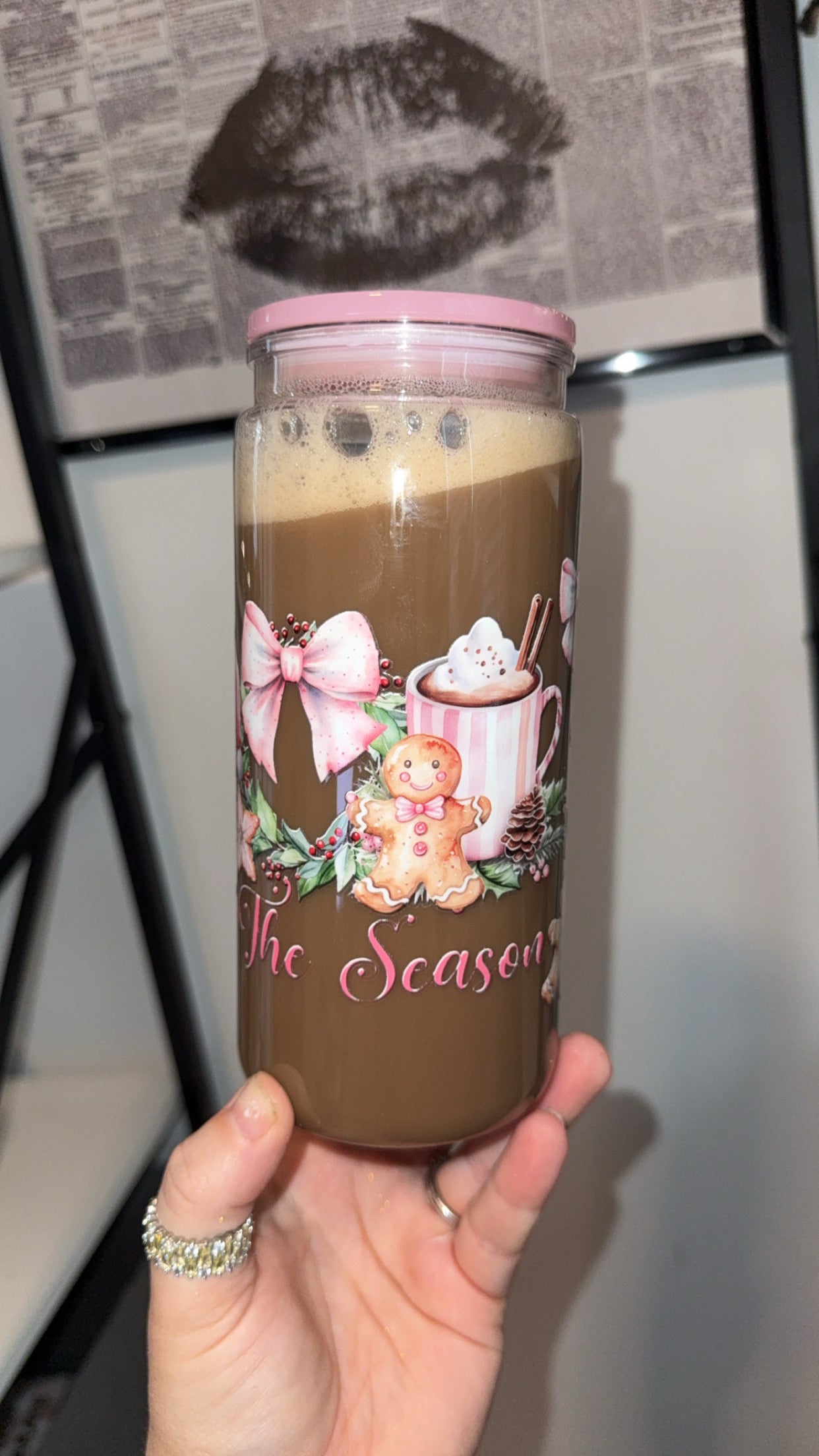 Hot Cocoa Inspired 20oz Acrylic Cup