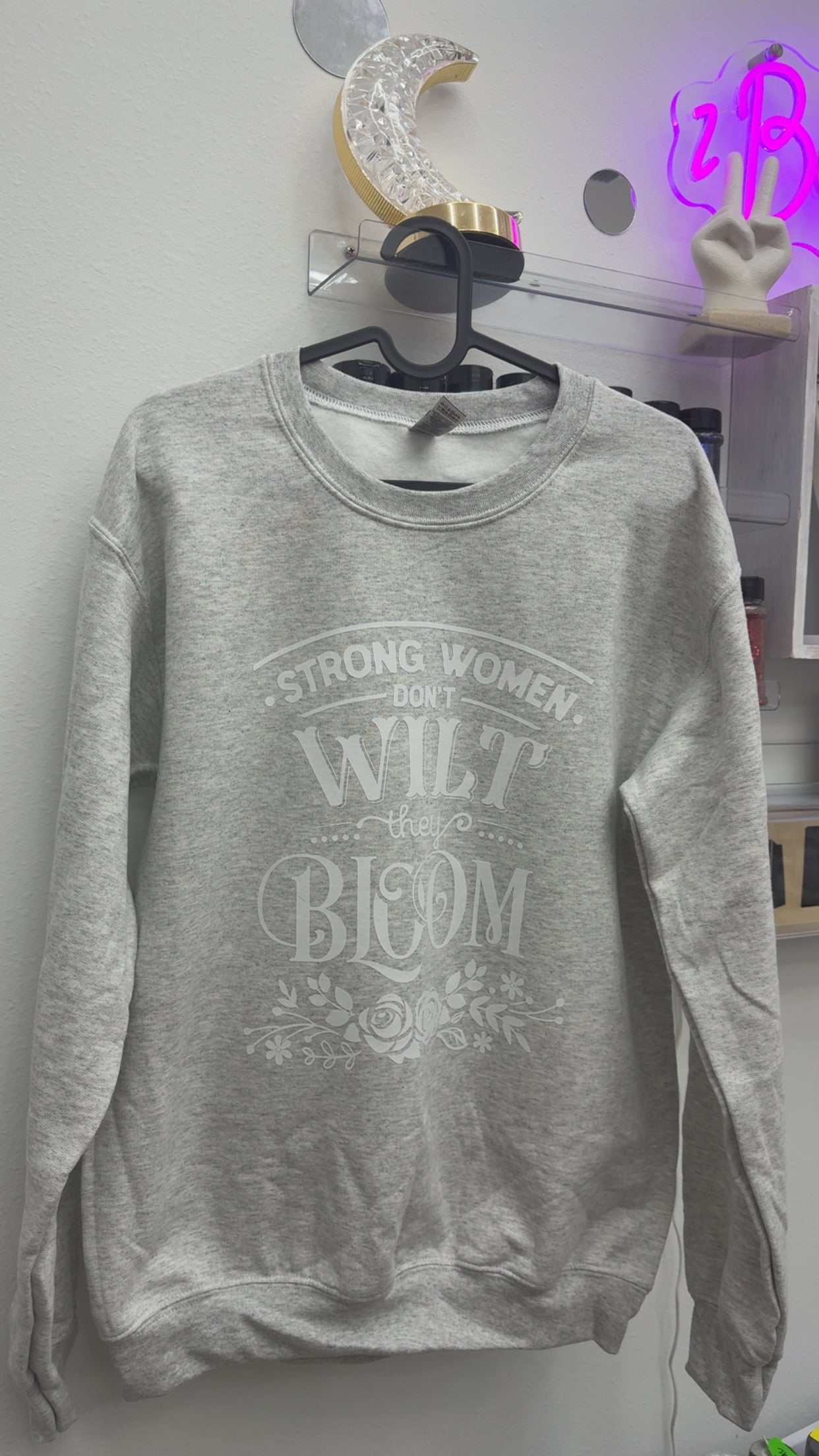 Small Ash Ready To Ship Crewneck