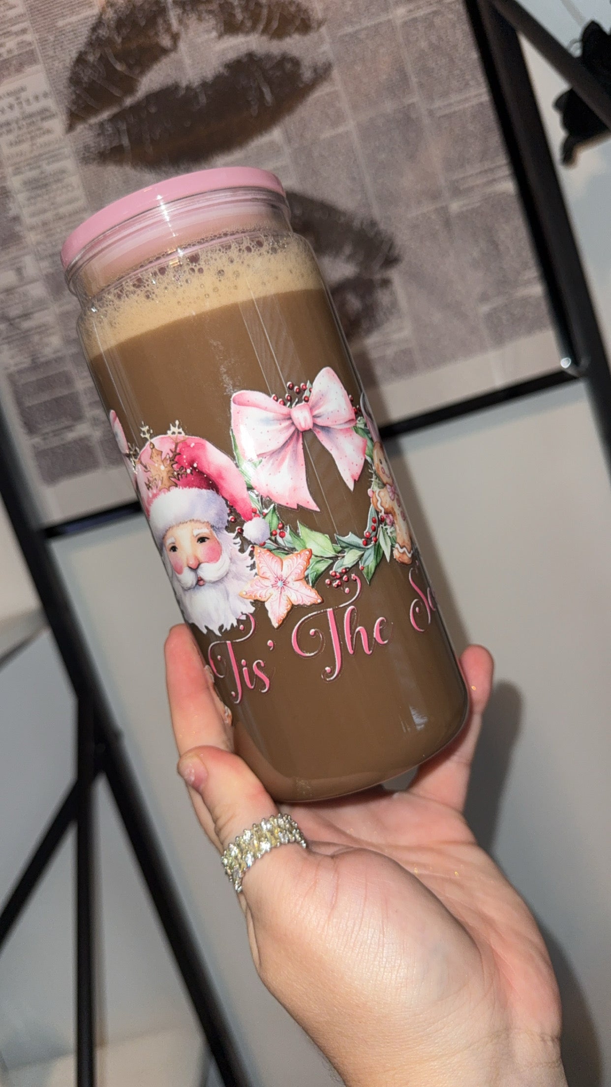 Hot Cocoa Inspired 20oz Acrylic Cup