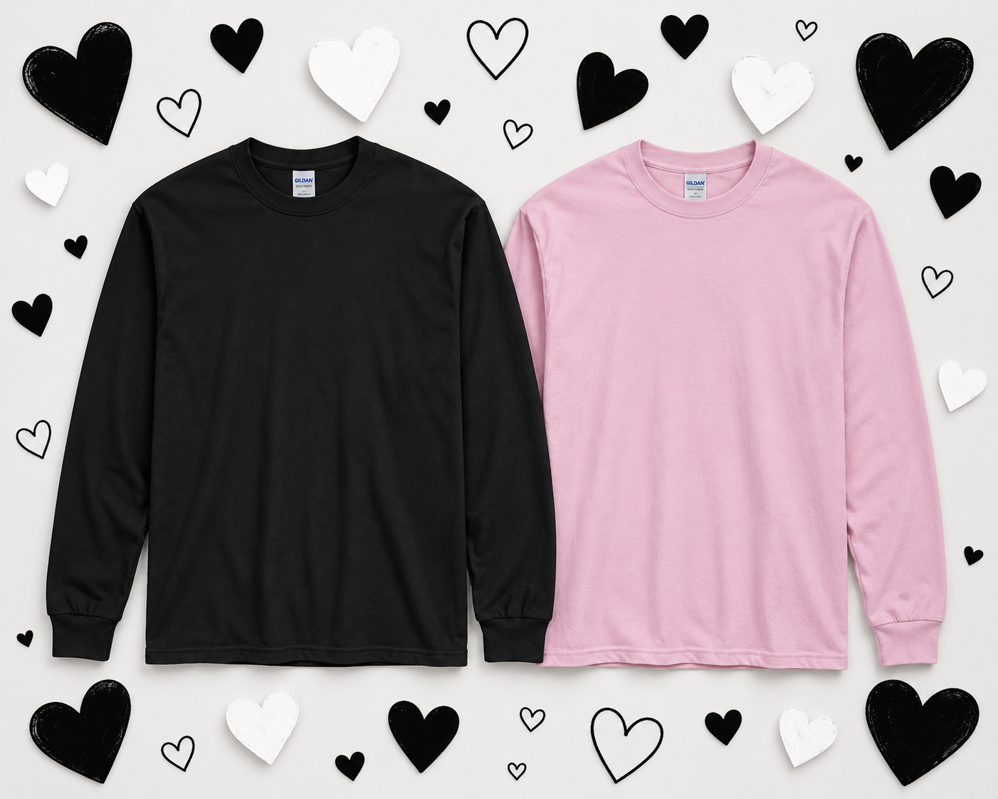 GILDAN Long Sleeve T-shirt (PLUS SIZE)